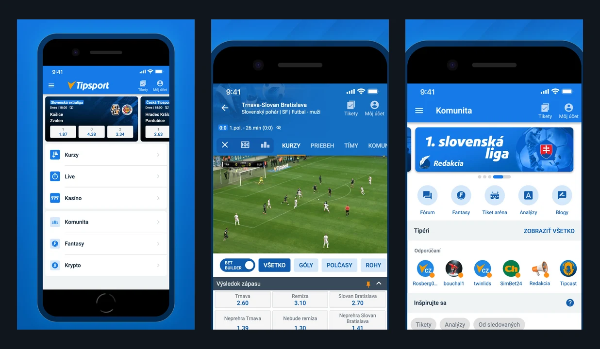 Tipsport aplikácia na mobile - inštalácia na Android a iPhone