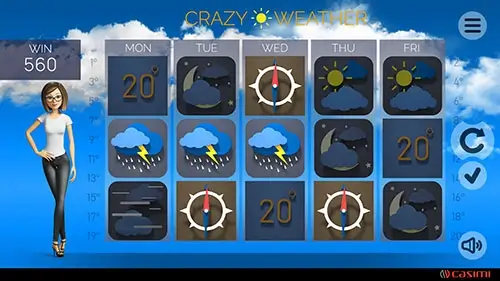 Výherný automat Casimi 81 Crazy Weather 2