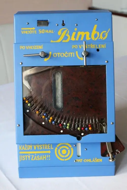Historický výherný automat Bimbo 2
