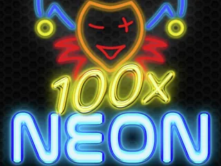 100x Neon výherný automat