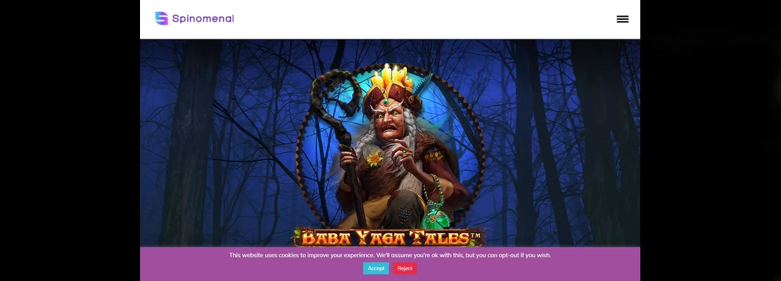 Baba Yaga Tales – prvá obrazovka automatu