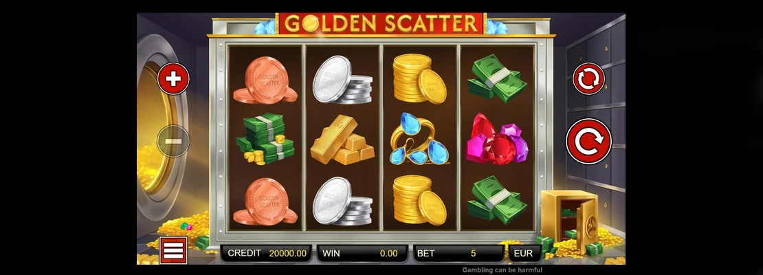 Golden Scatter – prvá obrazovka automatu