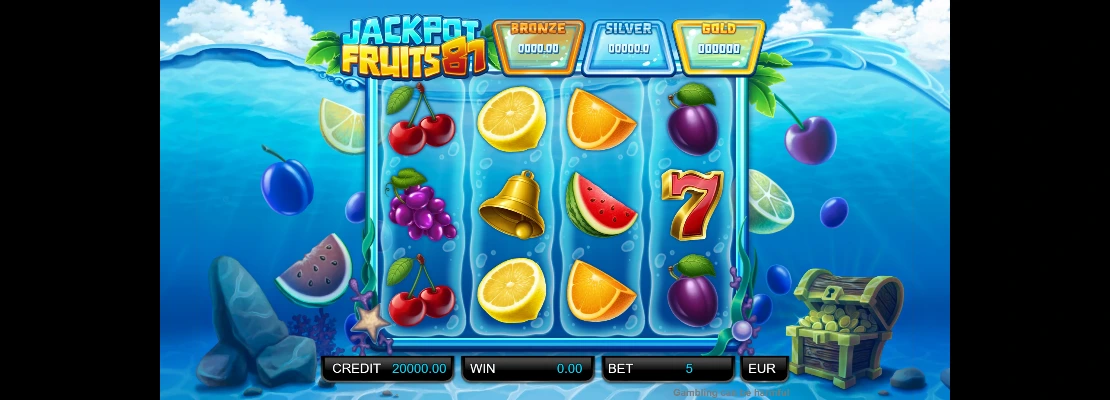 Jackpot Fruits 81 – prvá obrazovka automatu