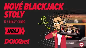 DOXXbet – blackjackové stoly a týždenný turnaj v LIVE štúdiu